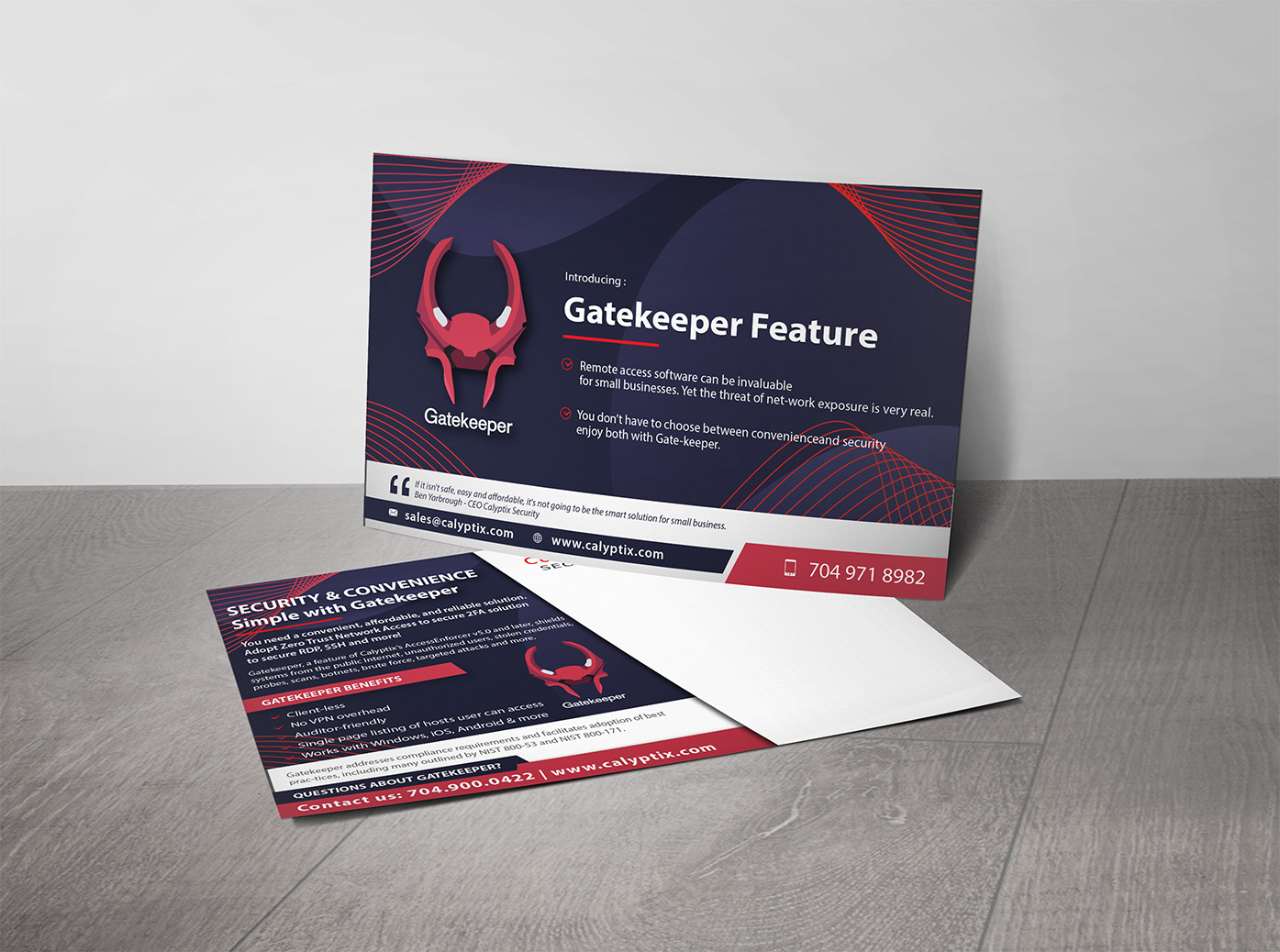 Design de Carte Postale par alex989 pour Calyptix | Design #25770637