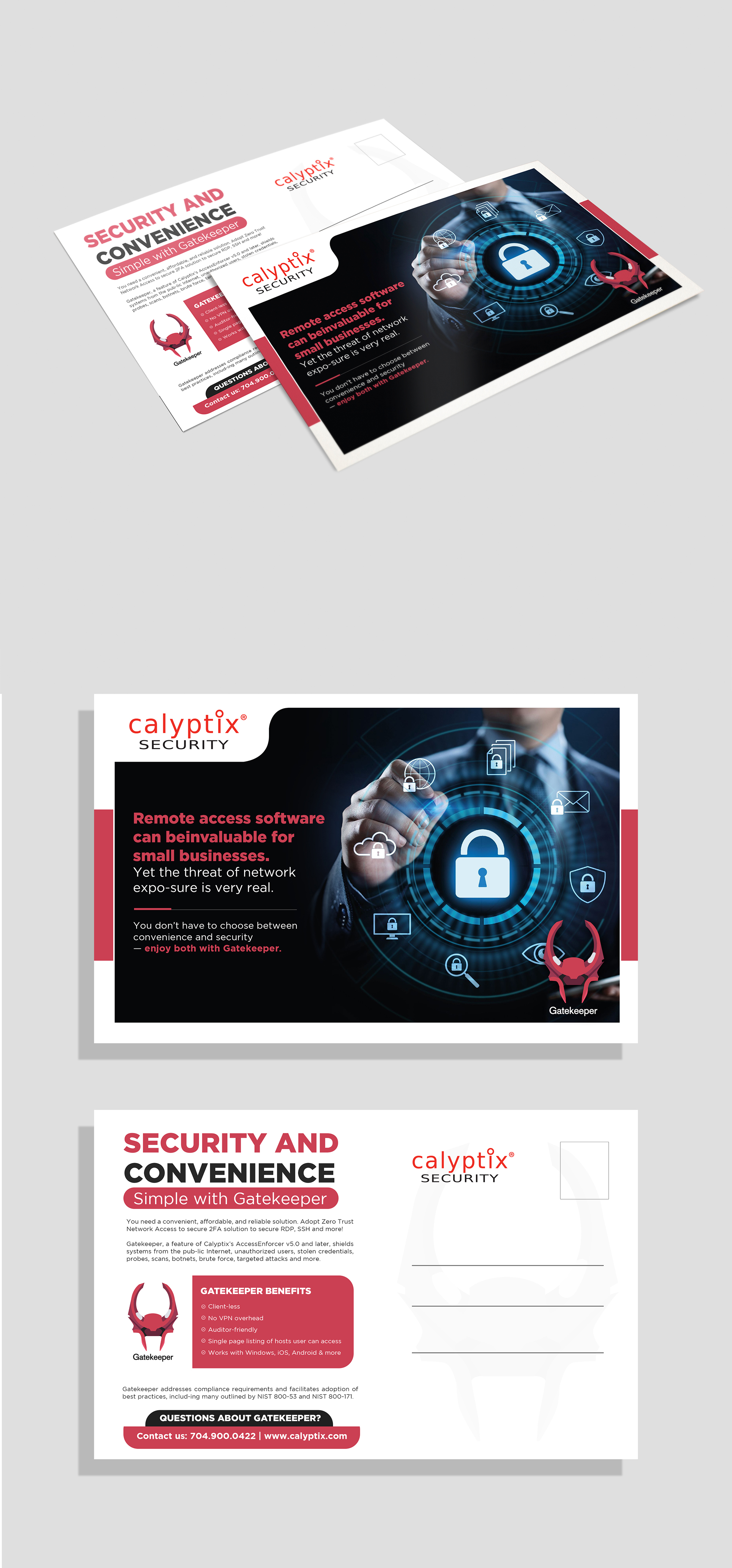 Design de Carte Postale par Deepak_9_Malhotra pour Calyptix | Design #25760500