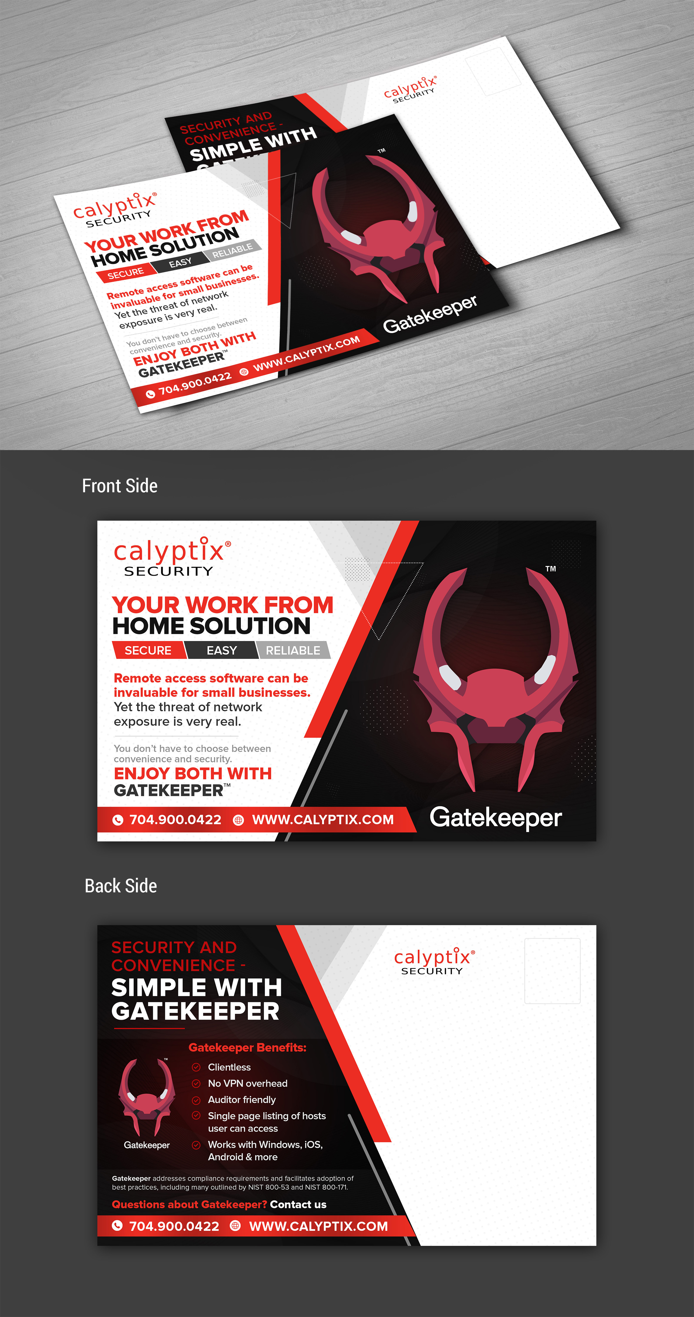 Design de Carte Postale par SAI DESIGNS pour Calyptix | Design #25806095