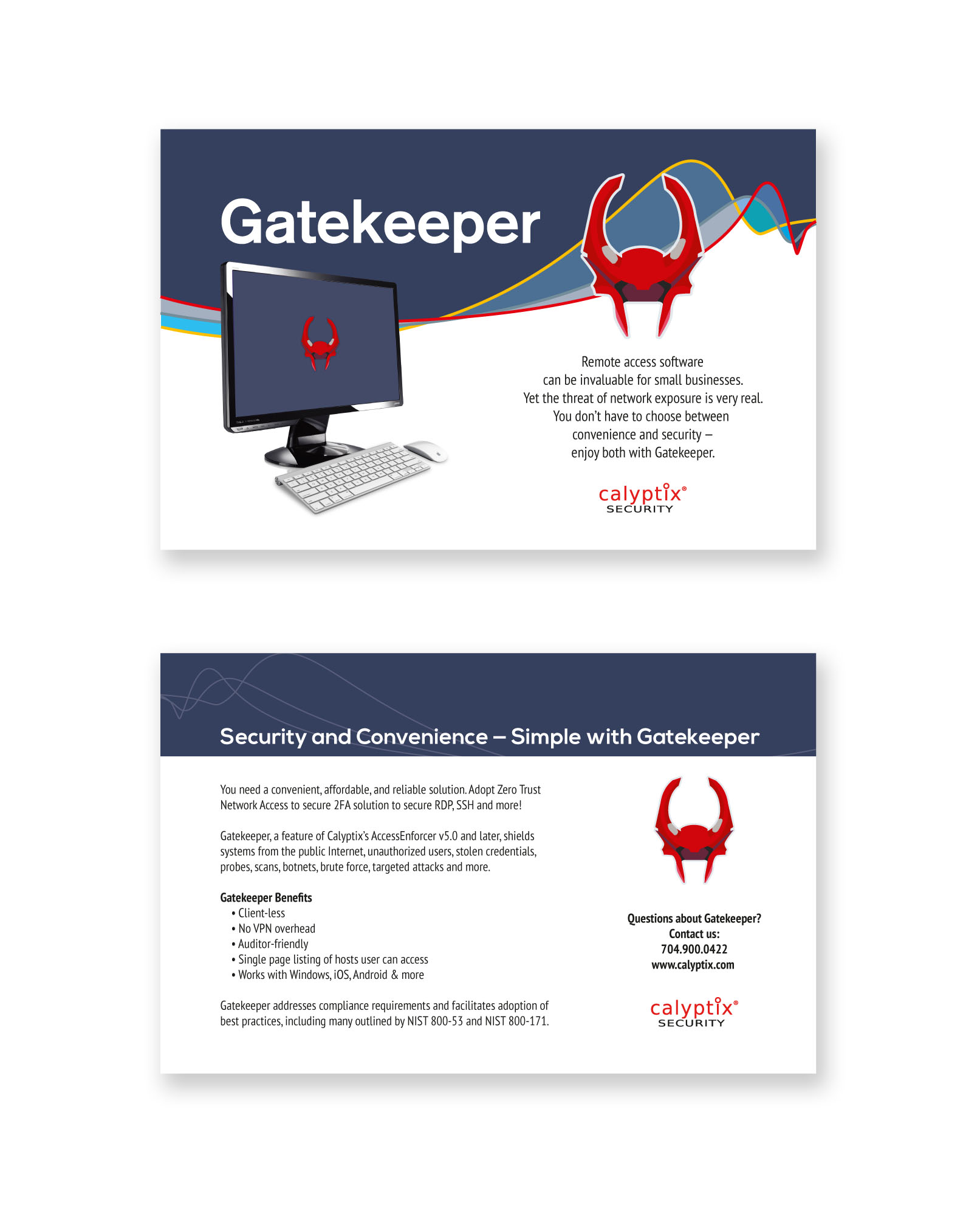 Postcard Design by Oleg Androsov for Calyptix | Design #25762263