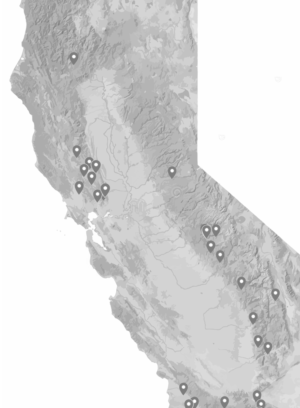 California Wildfire Map for Book | Graphic Design by CreaTVIT