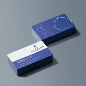 Reading Land Surveyors Business Card | Visitenkarten-Design von Aaaron