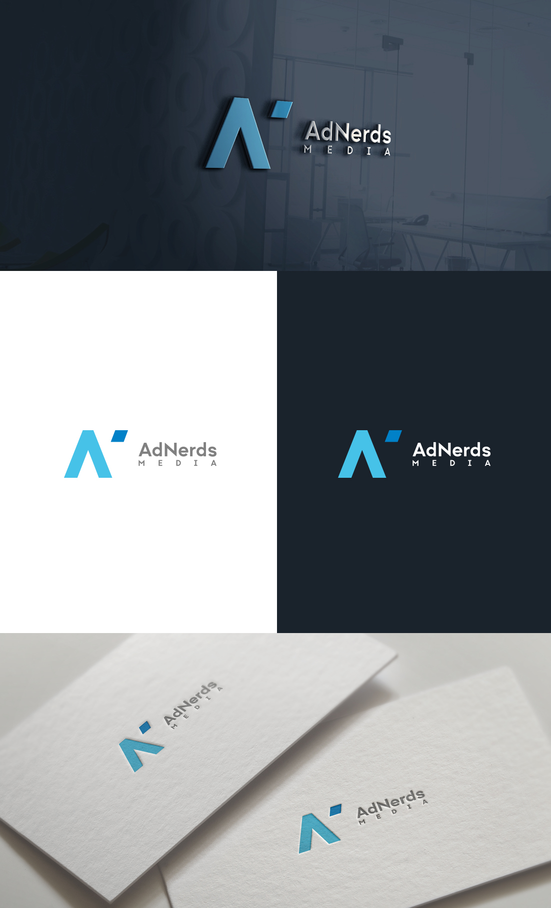 Logo Design by GLDesigns for Ad Nerds Media | Design #25763538