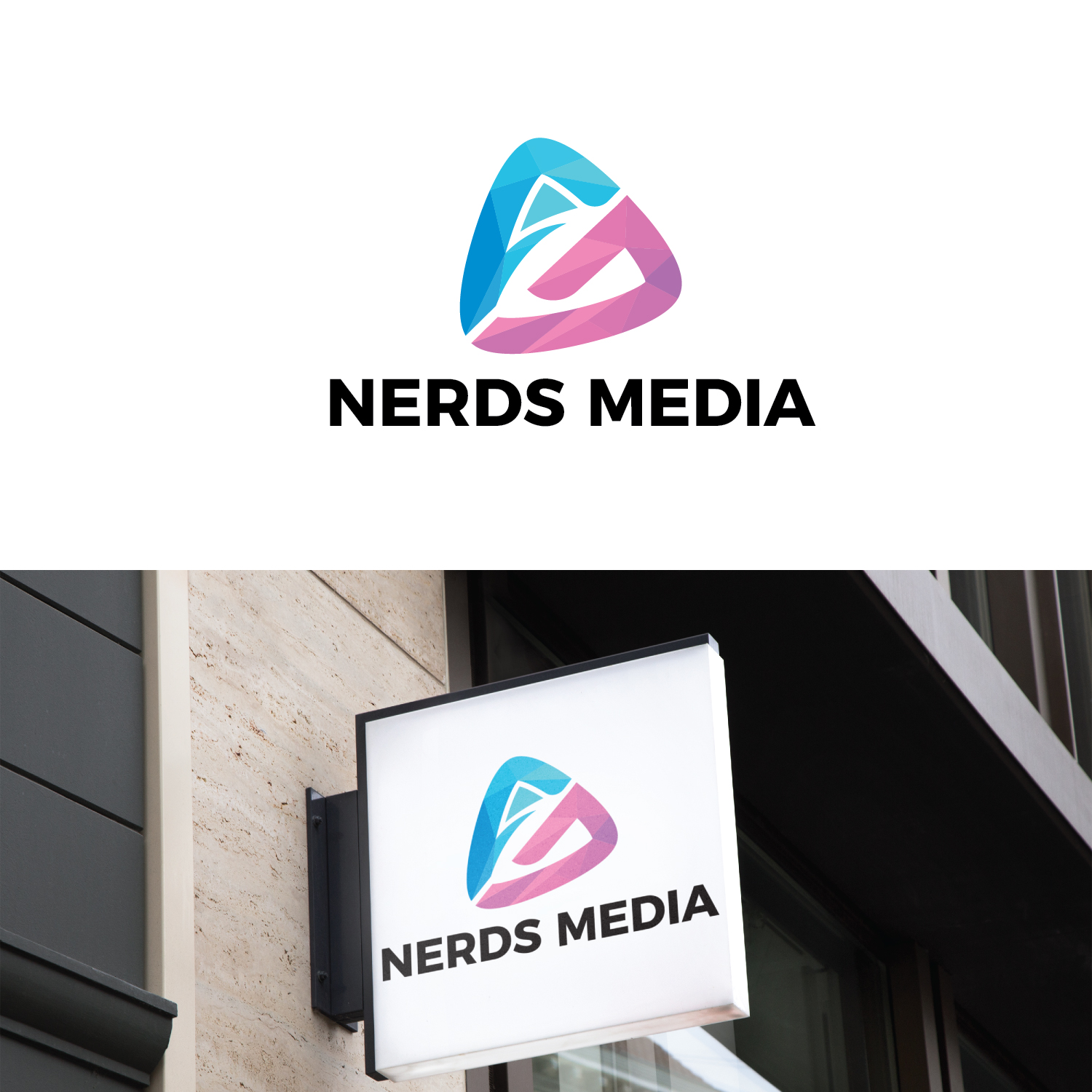 Logo Design by Deziners Zone for Ad Nerds Media | Design #25765701