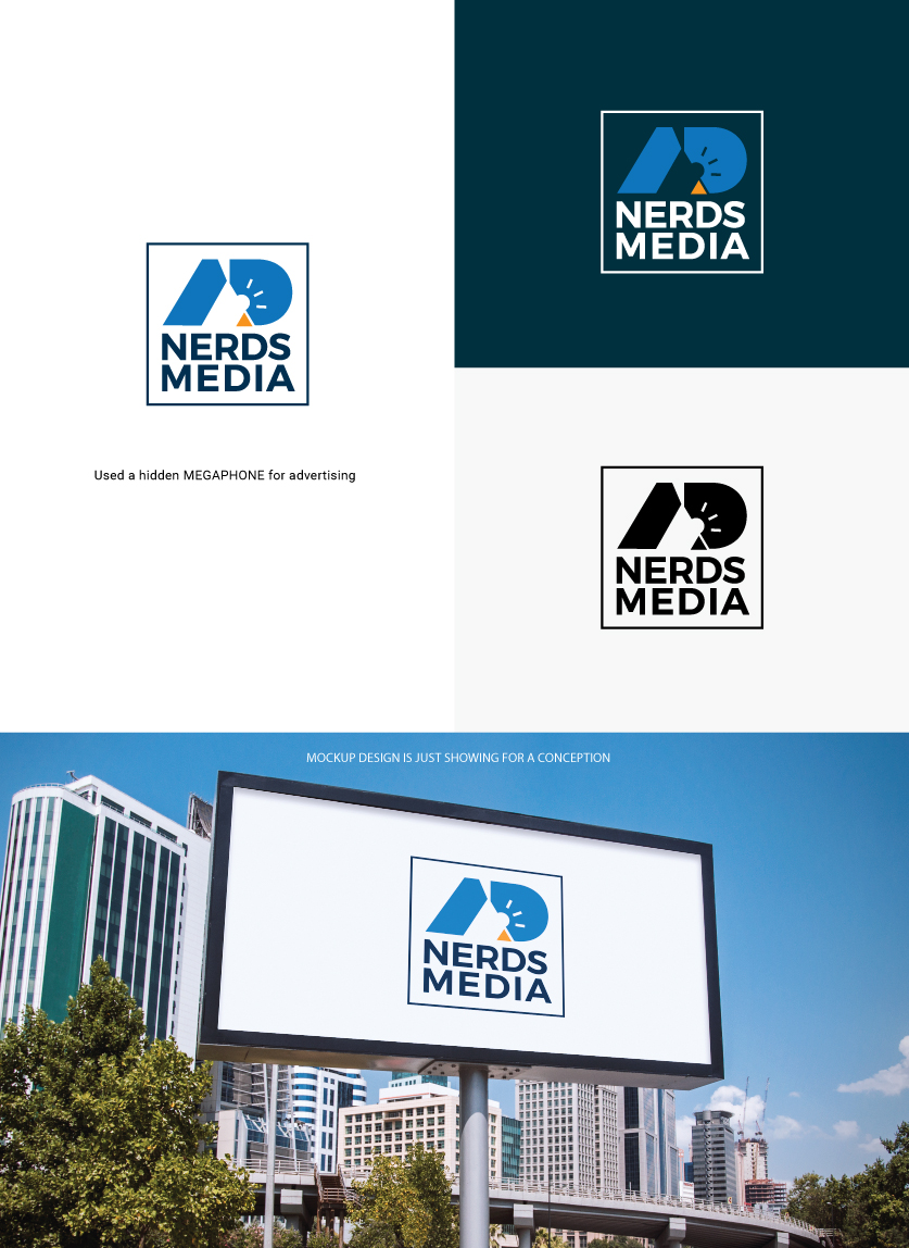 Logo Design by somani for Ad Nerds Media | Design #25765753