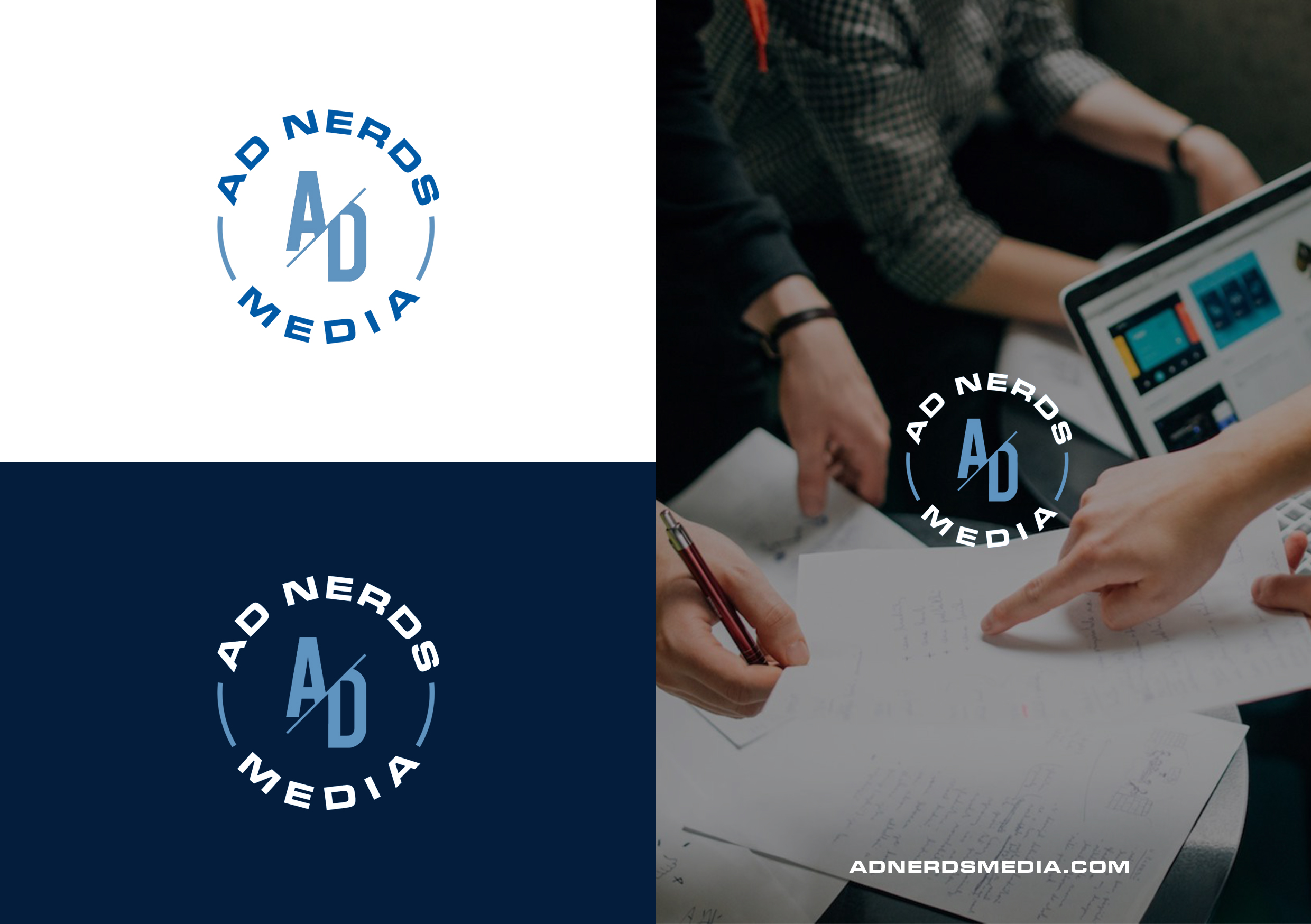 Logo Design by christianpoetoe for Ad Nerds Media | Design #25774304