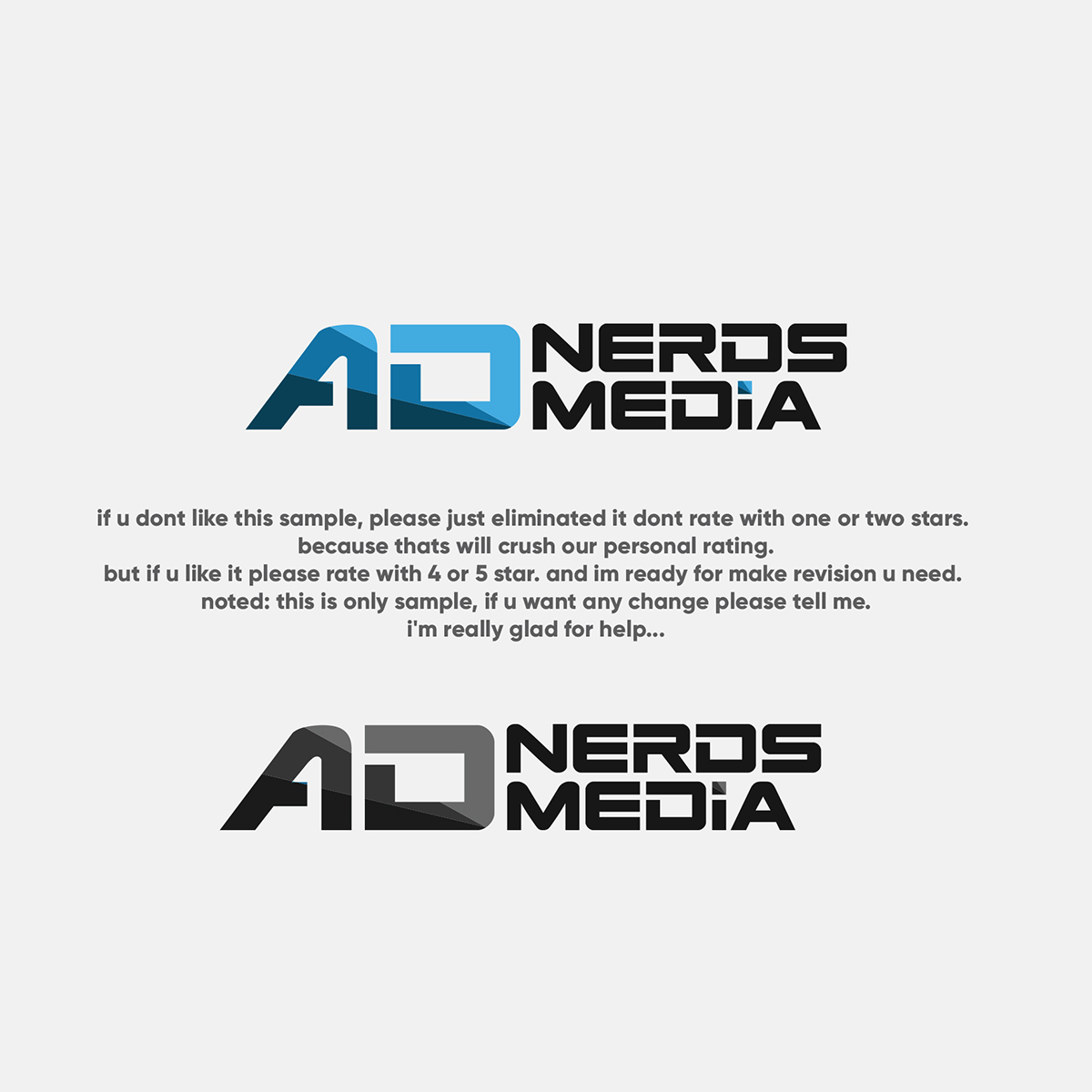 Logo-Design von IdentsArt für Ad Nerds Media | Design #25763589