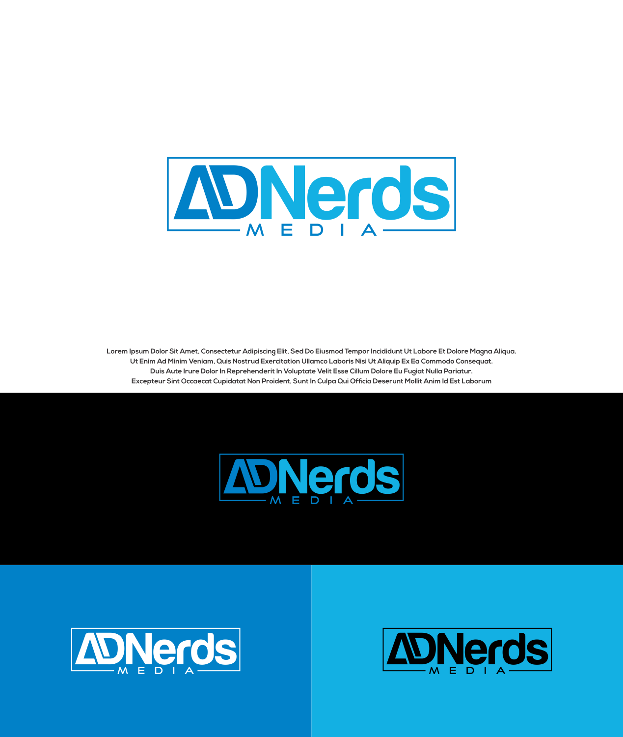 Logo Design by Aditya.DwiRama for Ad Nerds Media | Design #25771240