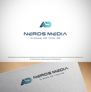 Logo Design by Natalie Eric for Ad Nerds Media | Design: #25837864