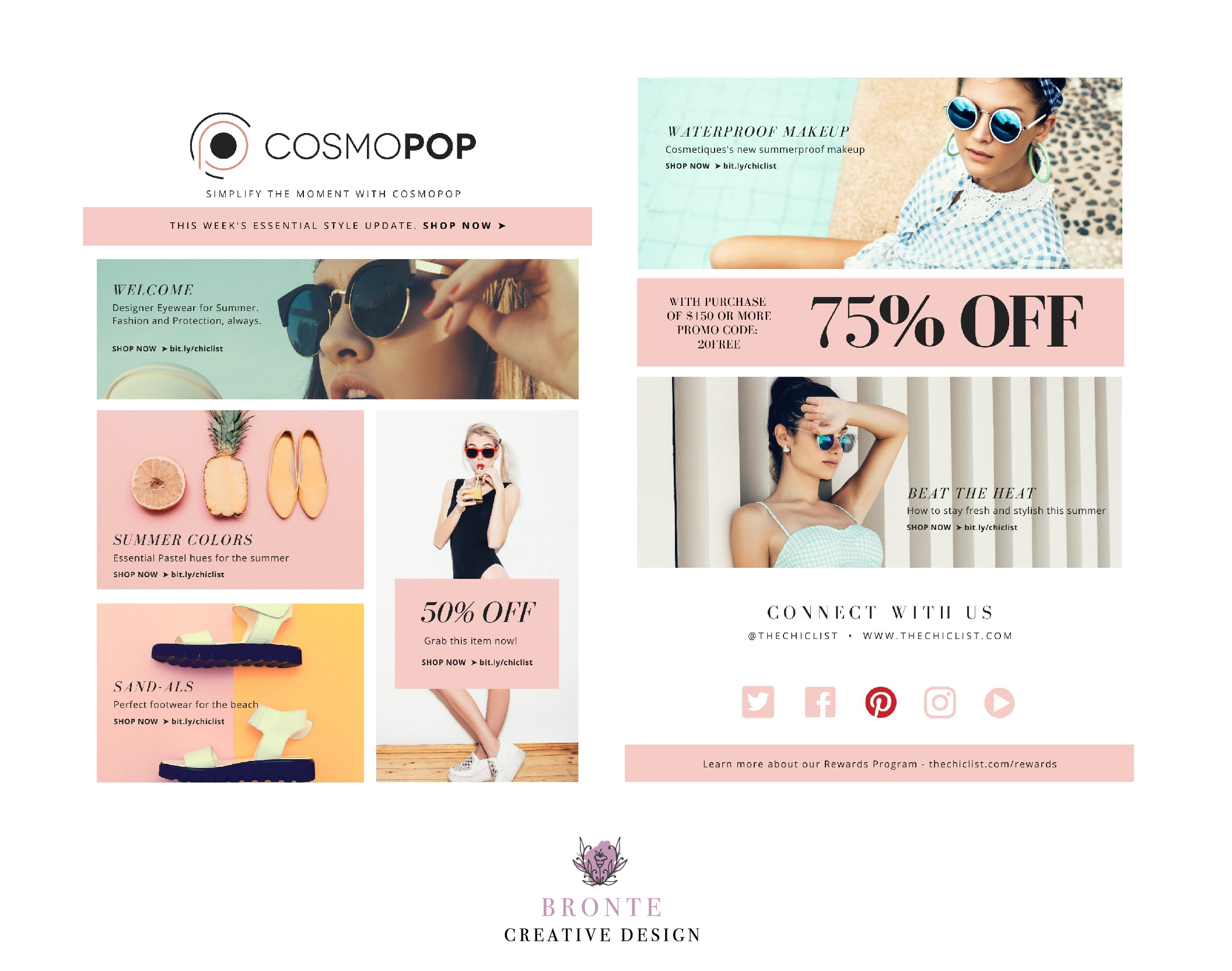 Newsletter Design by Bronte Creative Design for this project | Design #25763846