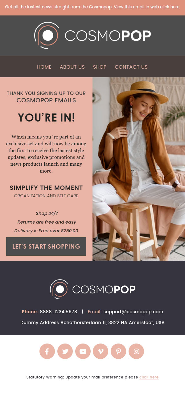 Newsletter Design by Expert Designer for this project | Design #25764823