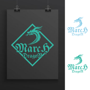 March Dragon | Logo Design by Gerald Design 3