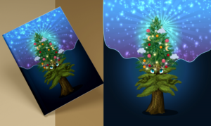 1 Tree Illustration for Children's Book Cover | Illustration Design by SAI DESIGNS