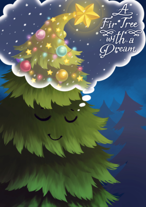 1 Tree Illustration for Children's Book Cover | Illustration Design by Scelatio