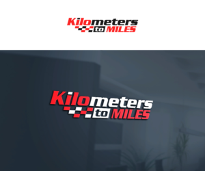 Kilometers to Miles  | Logo Design by MaToTiPiLa
