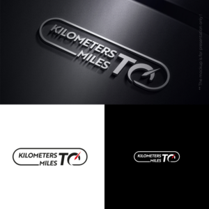 Kilometers to Miles  | Diseño de Logo por designbysy