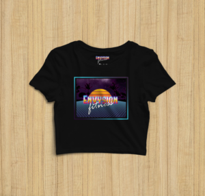 Envysion Fitness RETRO T-Shirt Design  | Diseño de Camiseta por aniep