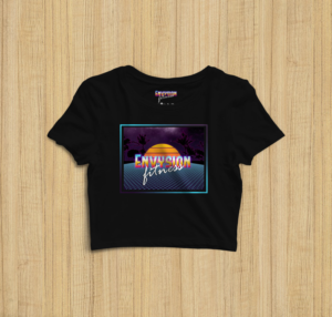 Envysion Fitness RETRO T-Shirt Design  | T-shirt Design by Gentle Man