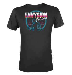 Envysion Fitness RETRO T-Shirt Design  | Diseño de Camiseta por 75-R-P-Z
