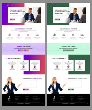 Diseño Web por pb para Jobs and selective recruitng services | Diseño: #25777055