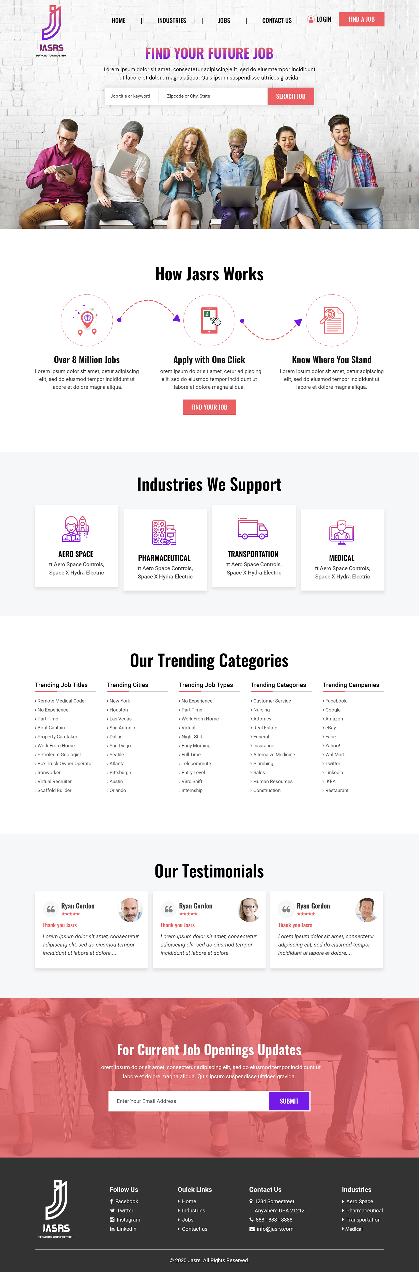 Web Design par Titan Eagle pour Jobs and selective recruitng services | Design #25771868