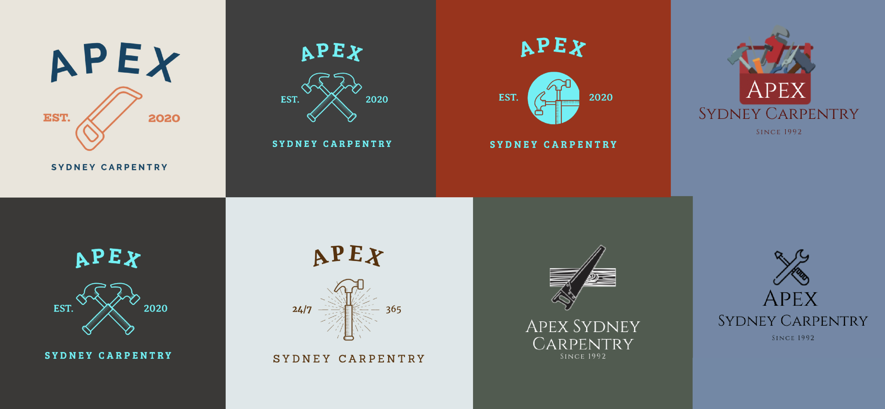 Logo Design by Bronte Creative Design for Apex Sydney Carpentry  | Design #25772731