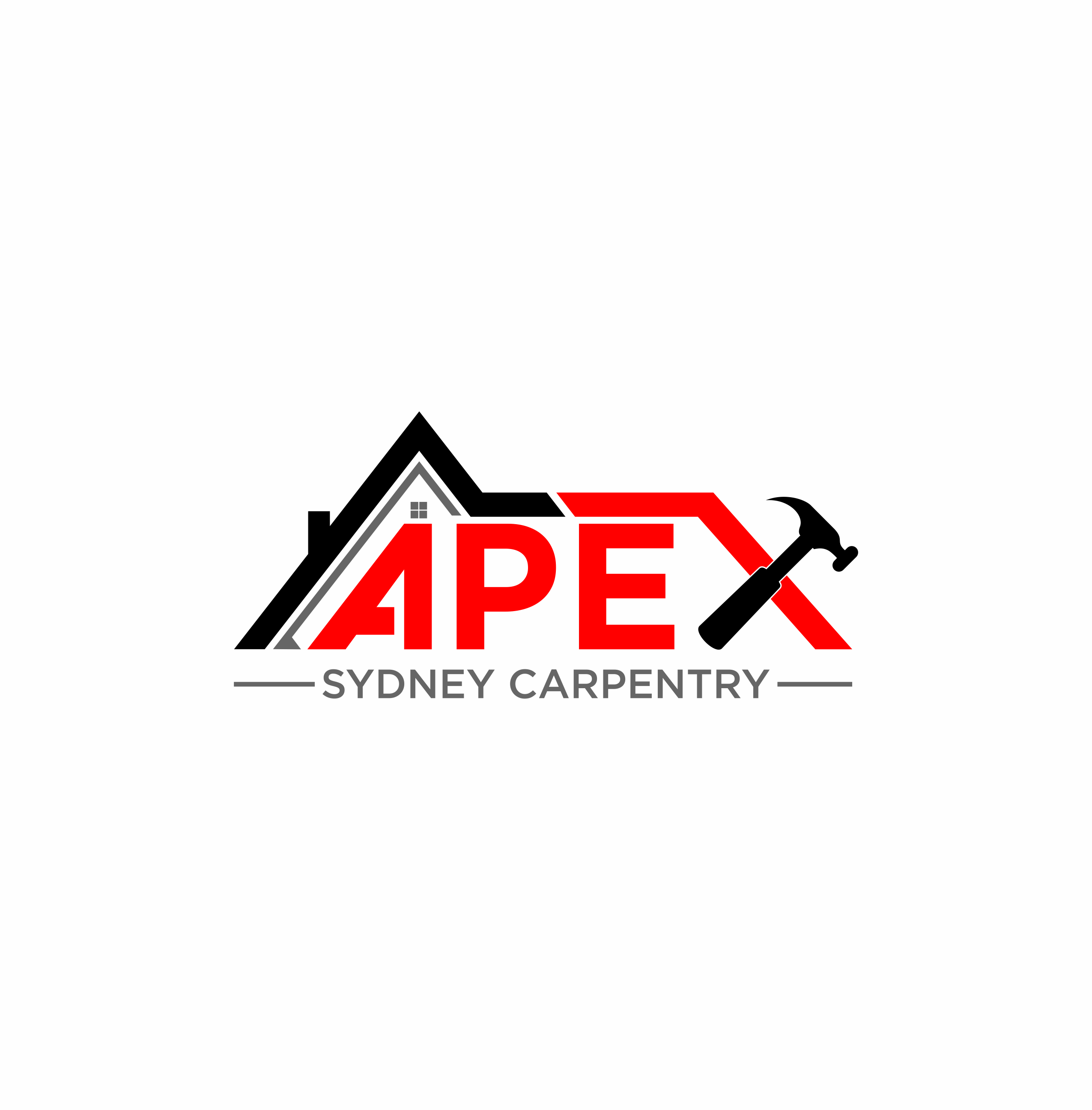 Logo Design by ERLANDO RONTE RDJ for Apex Sydney Carpentry  | Design #25778148