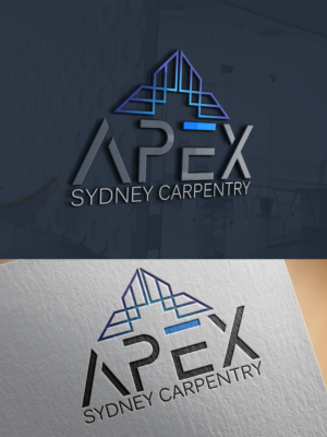 Logo Design by VanR for Apex Sydney Carpentry  | Design #25776975