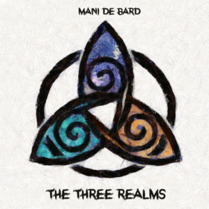 The Three Realms (celtic rap album by Mani De Bard) | CD-Cover-Design von Estratosphera