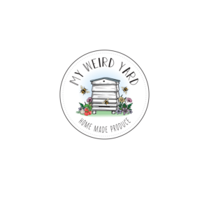 My Weird Yard: Need a label for bee and garden related products | Label Design by Samantha Ward Design