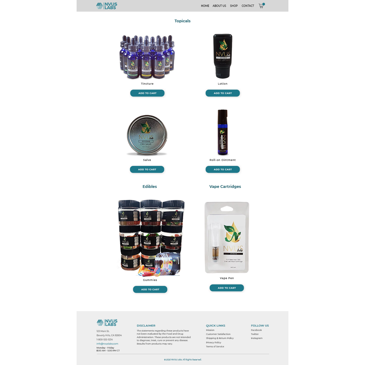 Web Design par Cathy McClure pour NVUS Labs | Design #25799354
