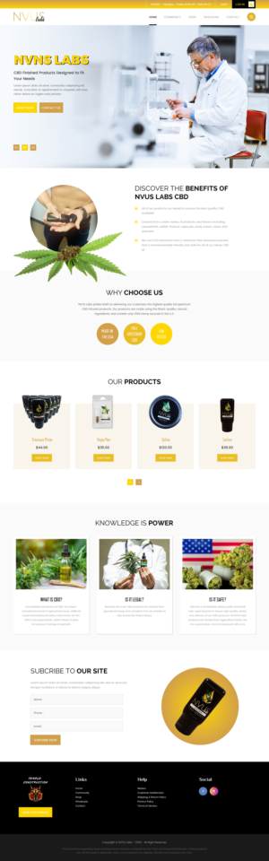 Web Design par rightway pour NVUS Labs | Design : #25787743