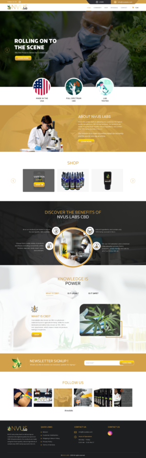 Web Design par rightway pour NVUS Labs | Design : #25820013