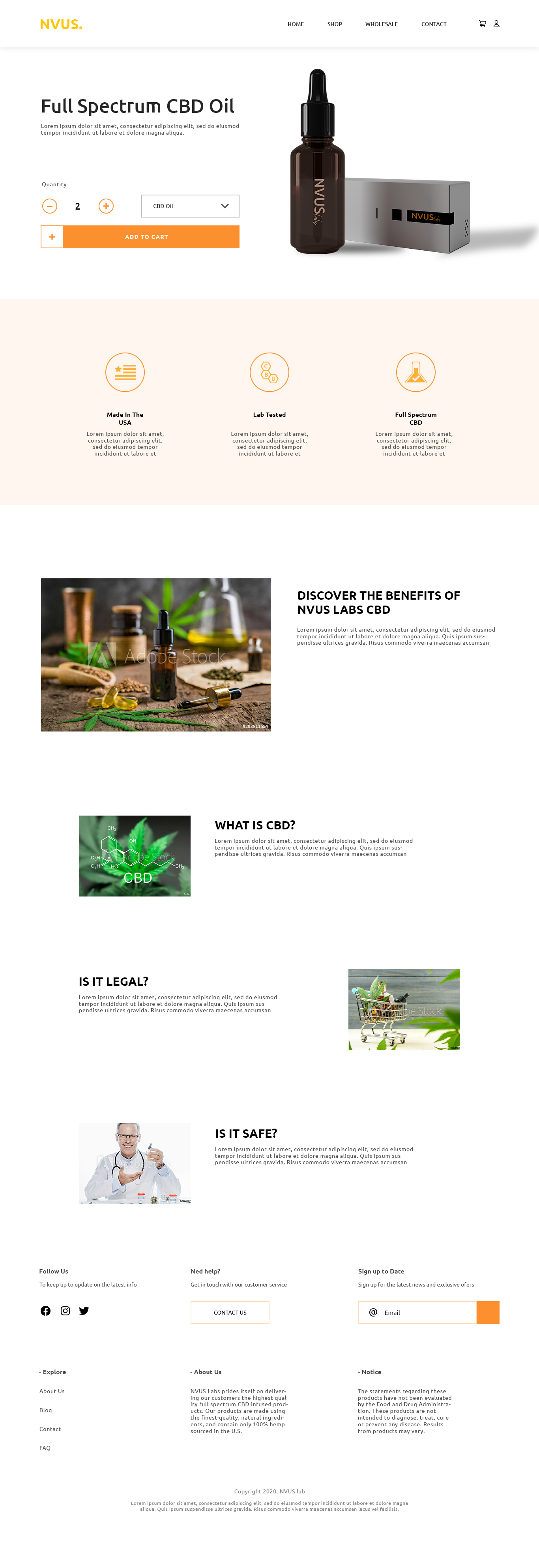 Web Design by wahyu azizi for NVUS Labs | Design #25785121