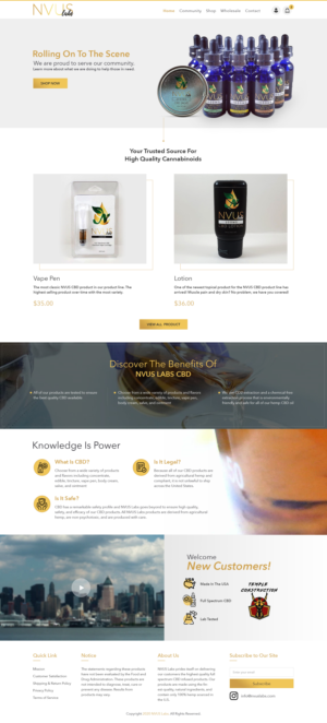 Web Design par Soma.Debnath pour NVUS Labs | Design #25783001