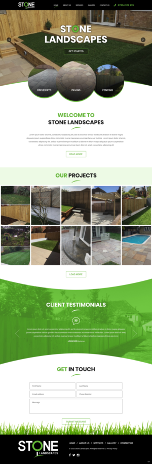 Web Design by pb for this project | Design: #25777069