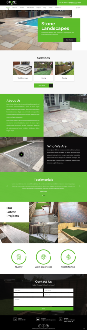 Web Design by pb for this project | Design: #25777074