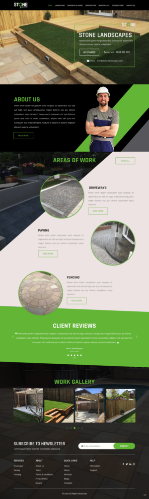 Web Design by pb for this project | Design: #25777084