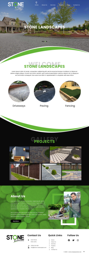 Web Design by pb for this project | Design: #25777087