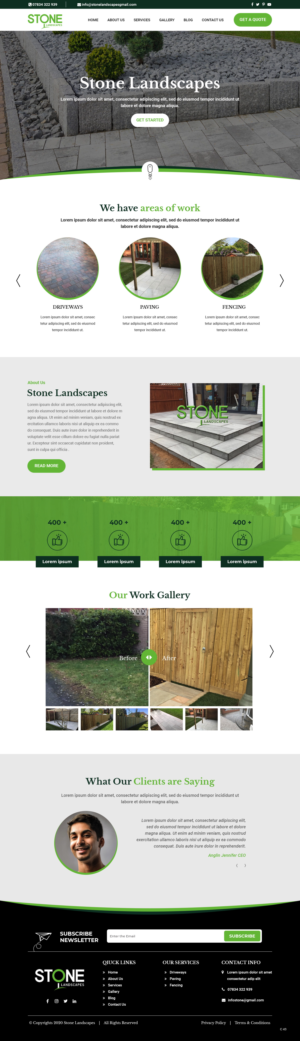 Web Design by pb for this project | Design: #25777088