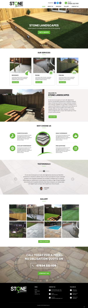 Web Design by pb for this project | Design: #25777090