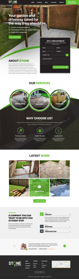 Web Design by Shijo John for this project | Design: #25820637
