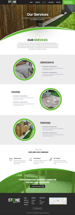Web Design by Shijo John for this project | Design: #25828962