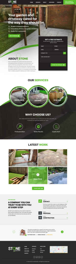 Web Design by Shijo John for this project | Design: #25831603