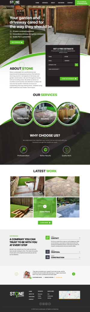 Web Design by Shijo John for this project | Design: #25847552