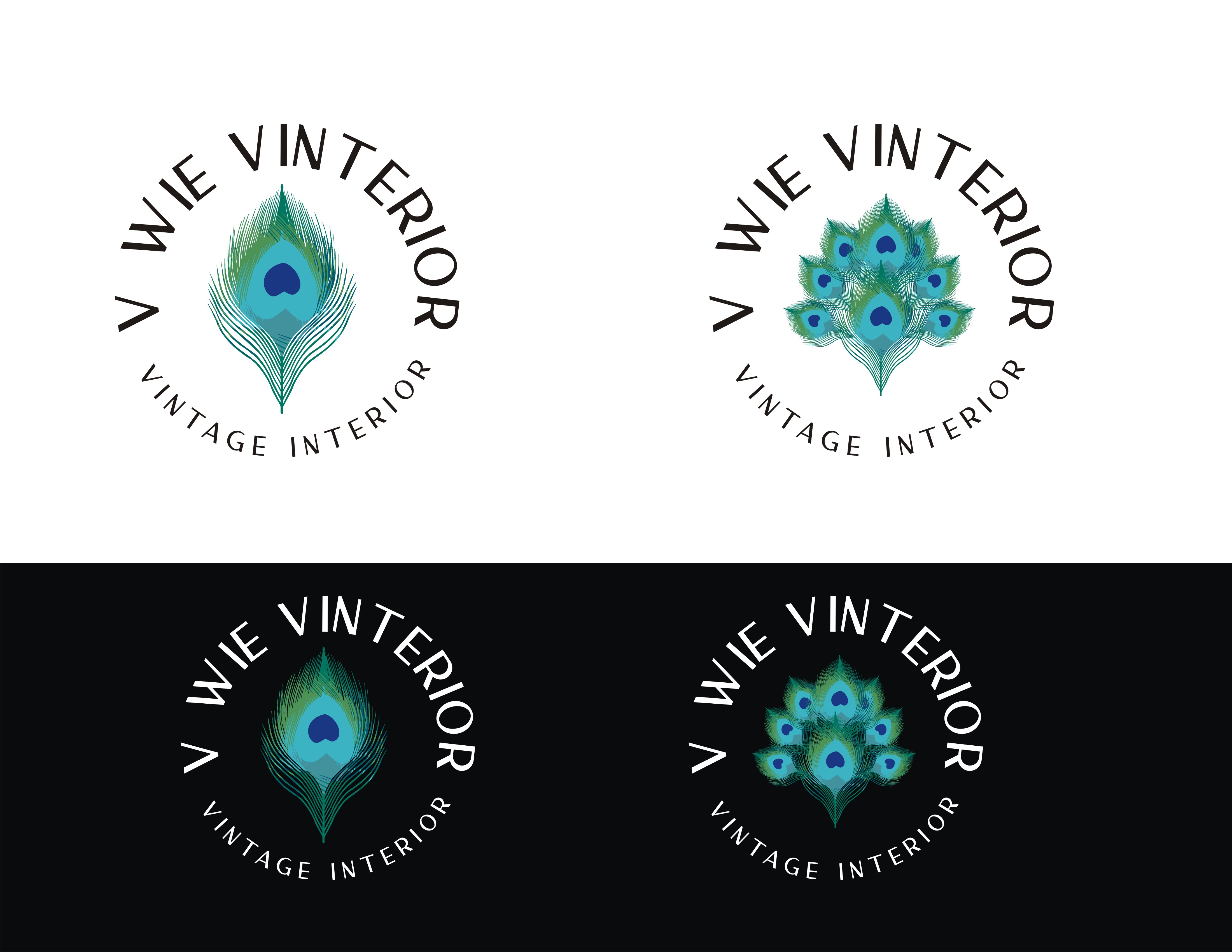 Logo Design by Falguni for V wie Vinterior | Design #25850174