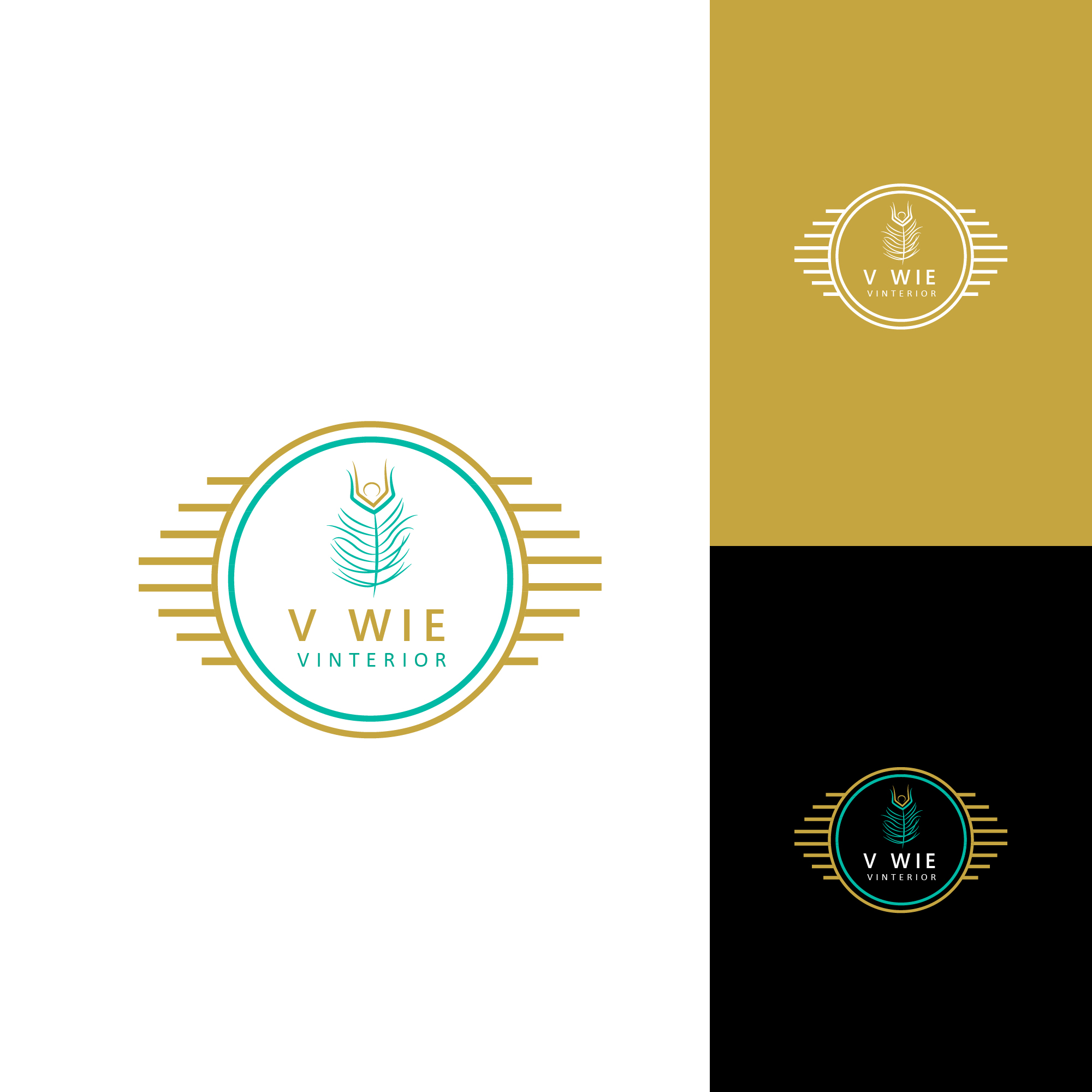 Logo Design by alitjuara for V wie Vinterior | Design #25819310