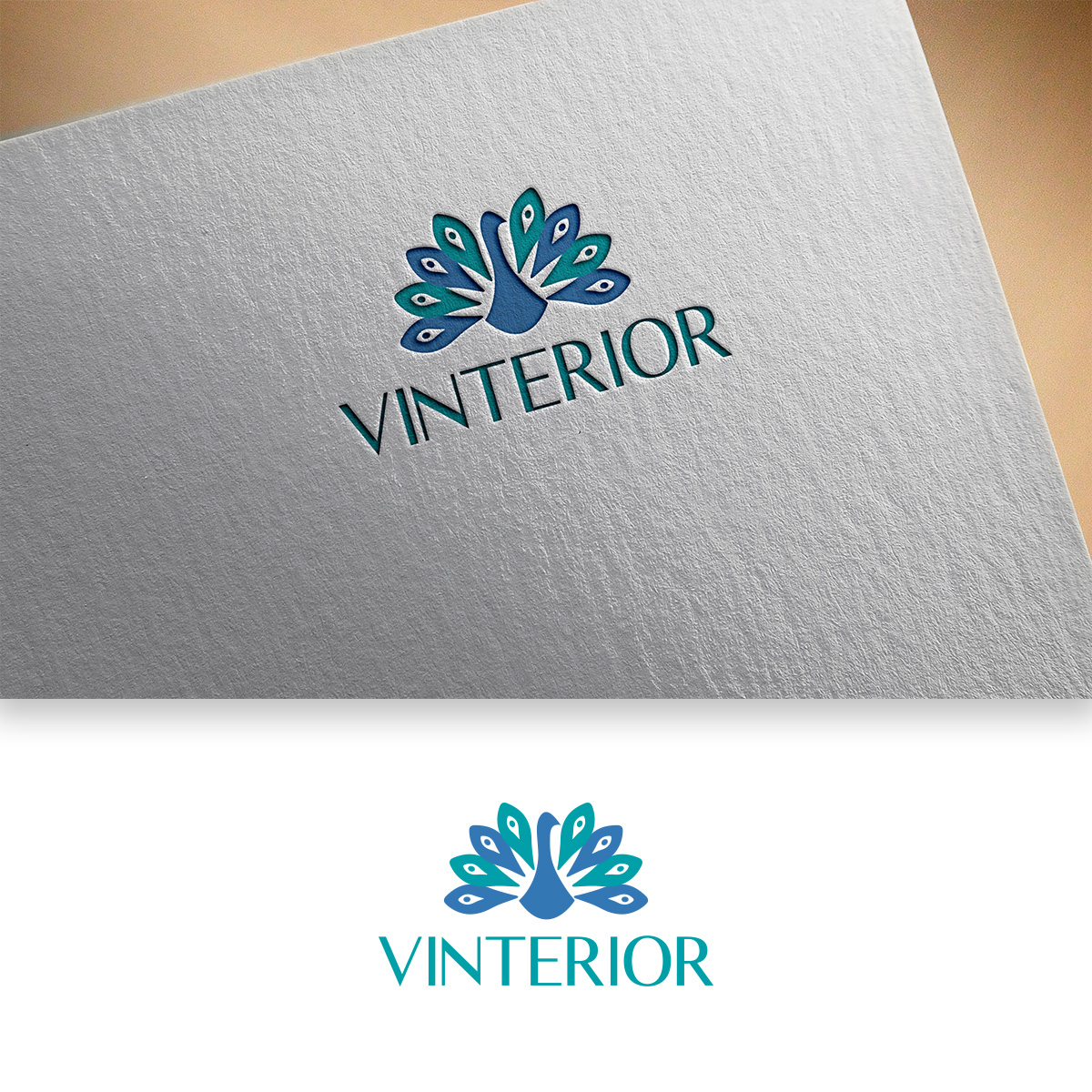 Logo Design by DesignDUO for V wie Vinterior | Design #25839483