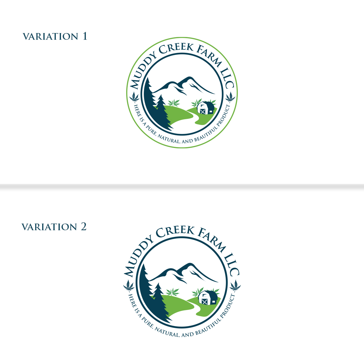 Logo Design by MD Roknuzzaman for Muddy Creek Farm LLC | Design #25804614