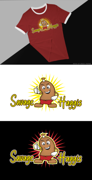 Logo for the Savage Haggis Pipe Band | Graphic Design by Rickyy